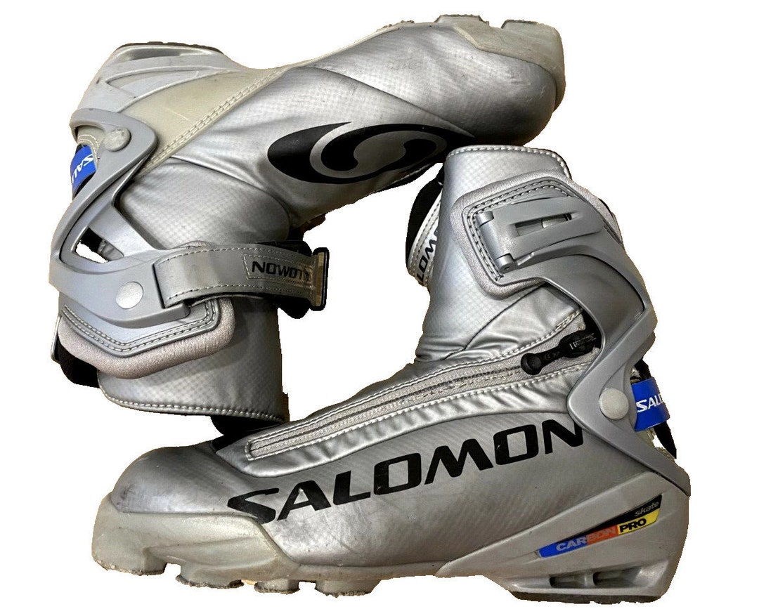 SALOMON Skate Carbon Nordic Cross Country Ski Boots Size EU38 Etsy