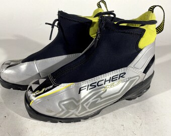 Fischer XJ Sprint Nordic Cross Country Ski Boots Size EU38 US6 NNN