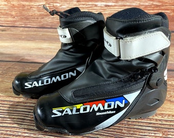 SALOMON Skiathlon Nordic Cross Country Ski Boots Size EU35.5 US3.5 SNS Pilot