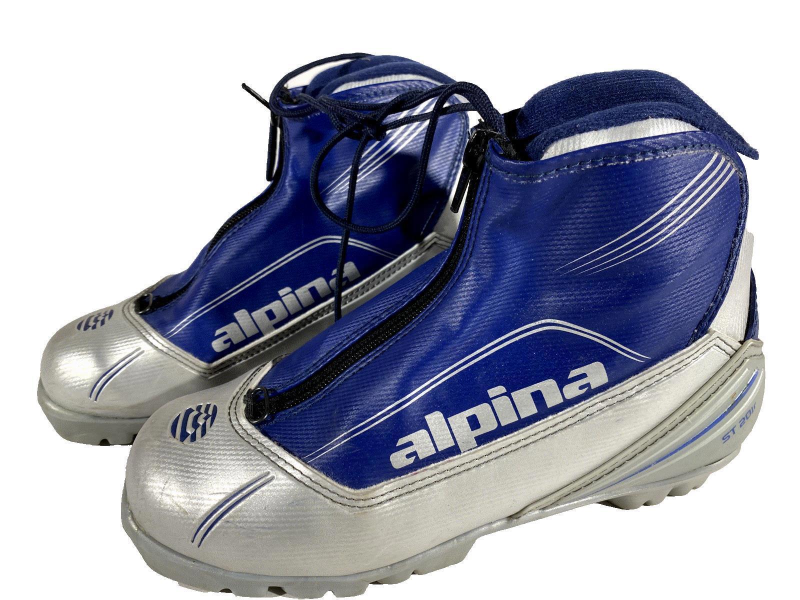 Alpina ST20 JR Nordic Cross Country Ski Boots Size EU38 US6 for