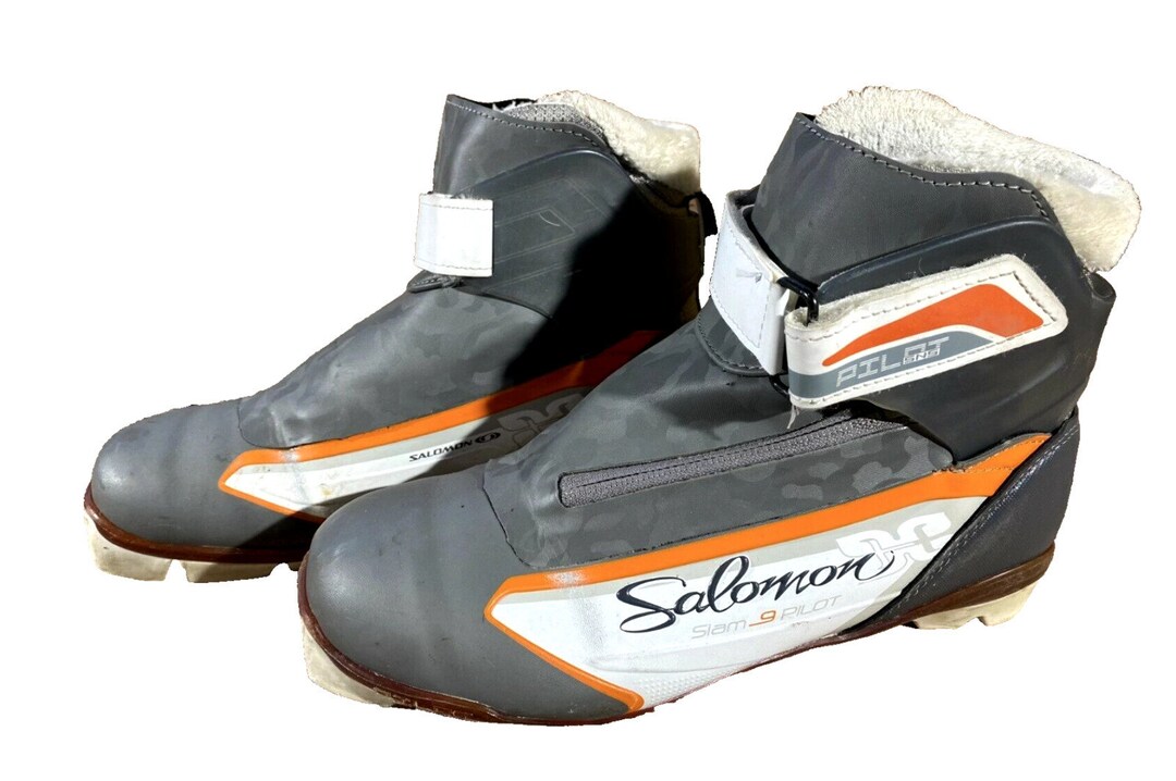 SALOMON Siam 9 Classic Nordic Cross Country Ski Boots Size Etsy
