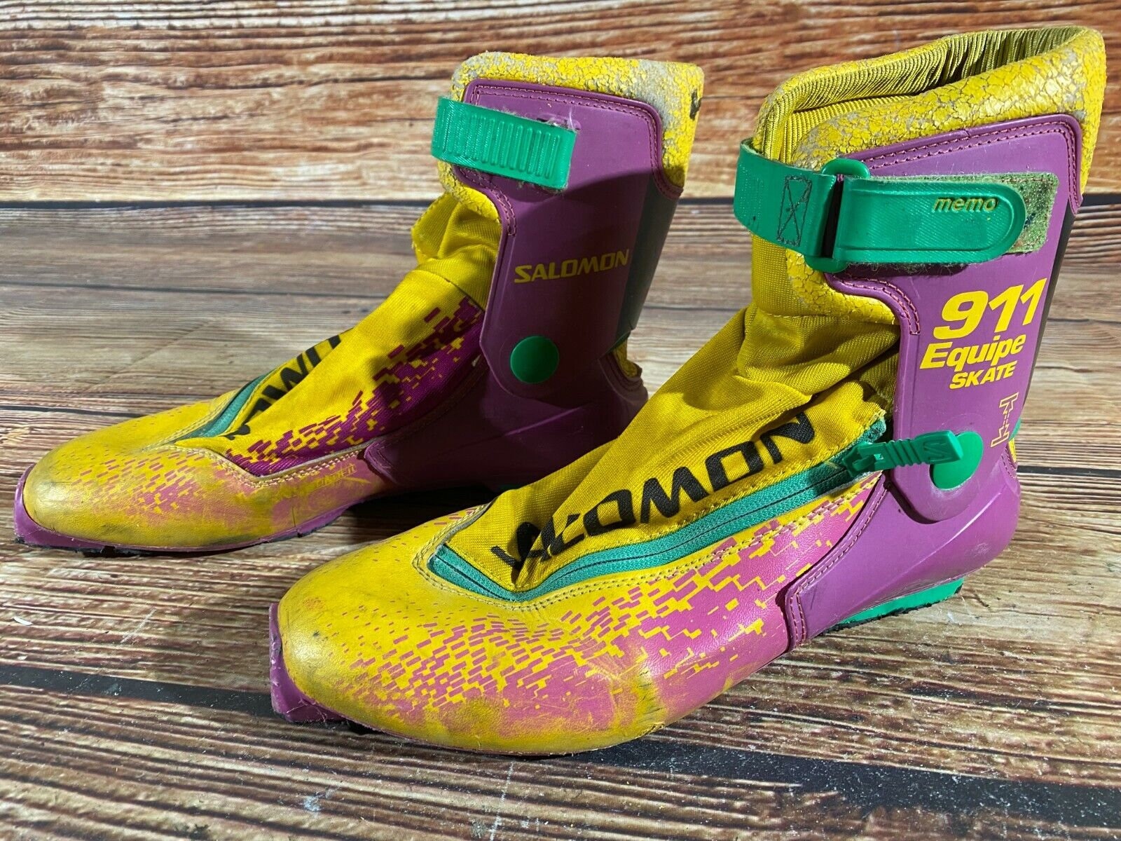 Salomon 911 Equipe Vintage Cross Country Ski Boots Size EU46 US12