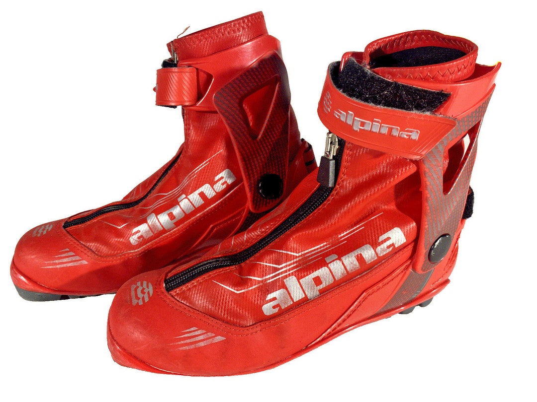 Boota R J ALPINA RJ Skate Racing Nordic Cross Country Ski Boots Size EU37 US5.5 ...