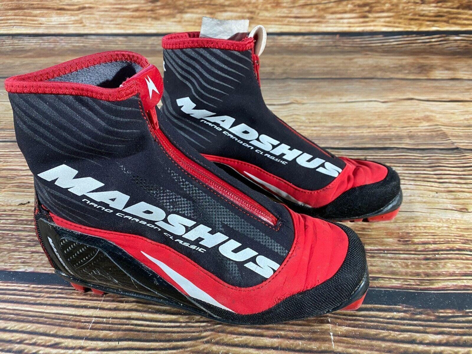 Madshus Nano Carbon Nordic Cross Country Ski Boots Size EU38 US5.5