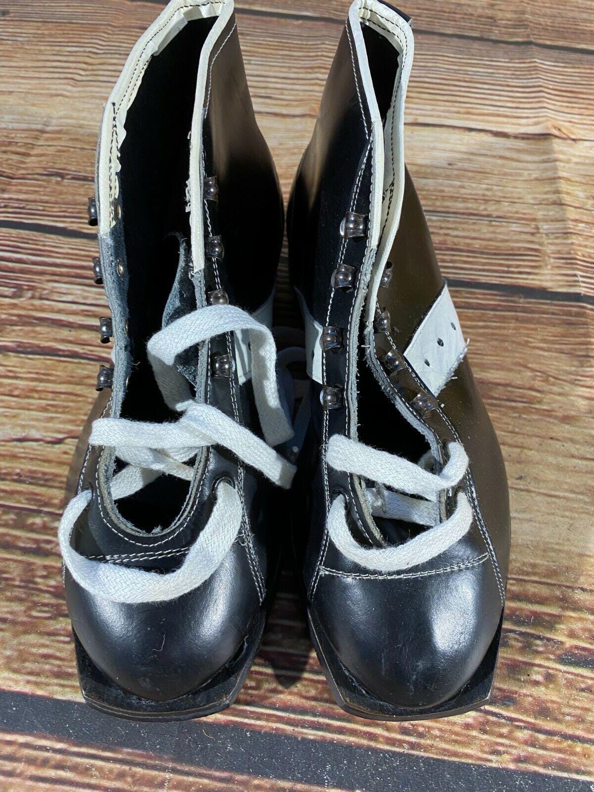 VIRALFA Vintage Cross Country Ski Boots Kandahar Cable Bindings