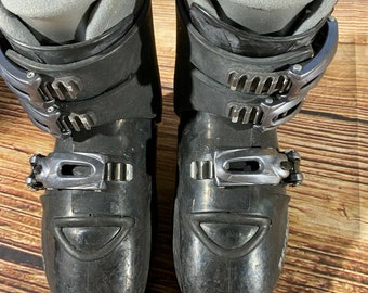 Us8.5 Tek Vintage Leather Alpine Ski Boots Cable Binding Eu42 Mondo 266 Zapatos Zapatos para niño Botas 