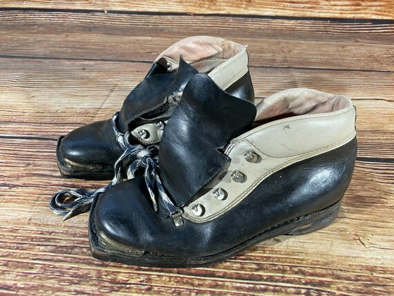 Oude Kabel bindingen Eu39 Us6.5 Vintage Langlaufschoenen Kandahar Schoenen Jongensschoenen Laarzen 