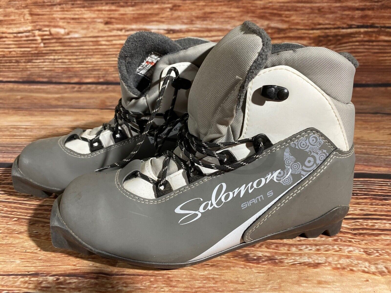 Salomon Siam 5 Nordic Cross Country Ski Boots Size EU37 1 3 US6