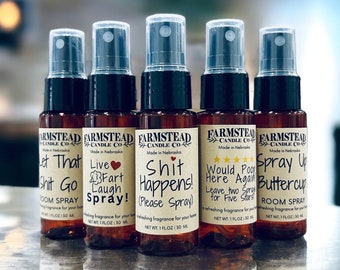 1 oz. Funny Bathroom Sprays, Funny Gifts For Men or Women, Stocking Stuffer Toilet Spray, joke gift, gag bathroom poop spray, Adult Stocking