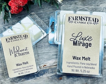 Classic Scent Wax Melts - Choose Your Scent - wax melts for warmer -Strong and Long Lasting scented soy Wax Melts- snap bar melts