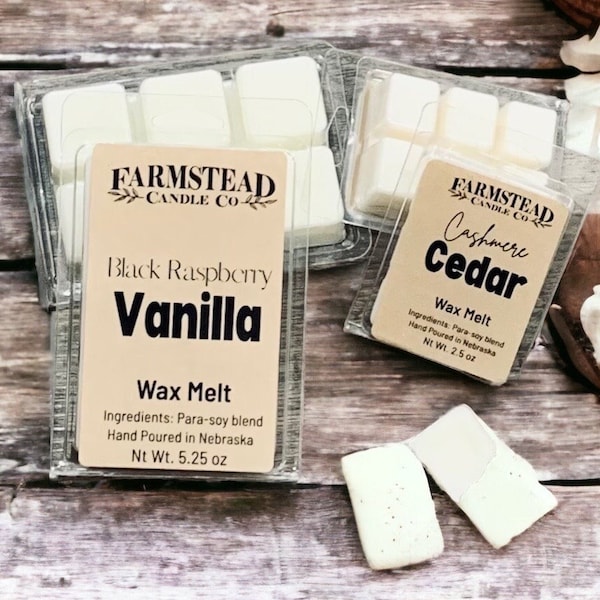Classic Scent Wax Melts - Choose Your Scent - wax melts for warmer -Strong and Long Lasting scented soy Wax Melts- snap bar melts