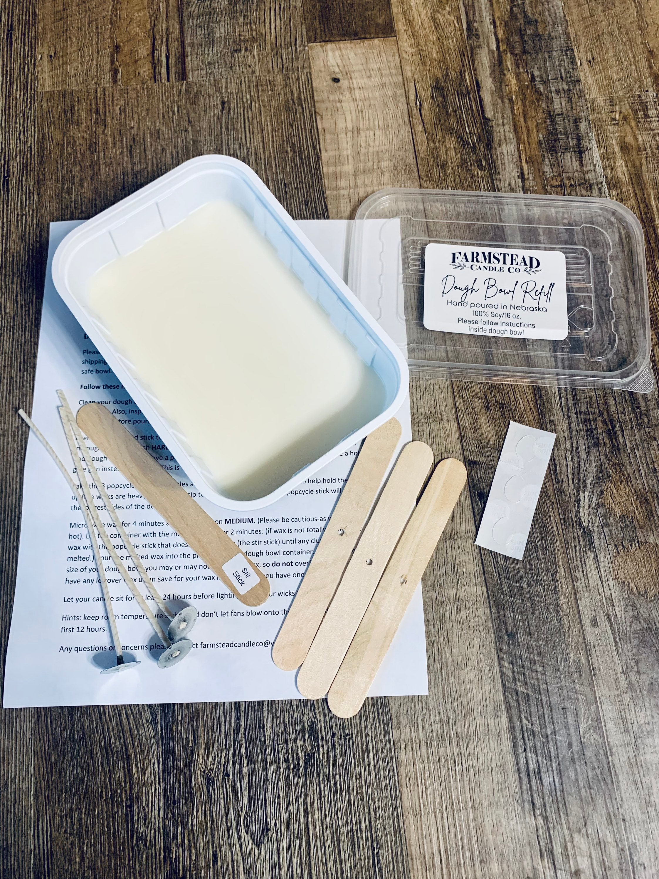 100 Soy Classic Scent Dough Bowl Candle Refill/choose Your Etsy