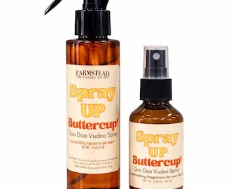2 or 4 oz. Spray Up Buttercup Bathroom Spray, Funny Bathroom Sprays, Funny Poop Spray, Stocking Stuffer, Toilet Spray, bathroom poop spray