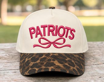 Embroiderd Custom Team Name Canvas Hat,  Personalized Game Day Hat, Football Mom Hat, Baseball Mom Hat, Softball Hat, Custom Sports Hat
