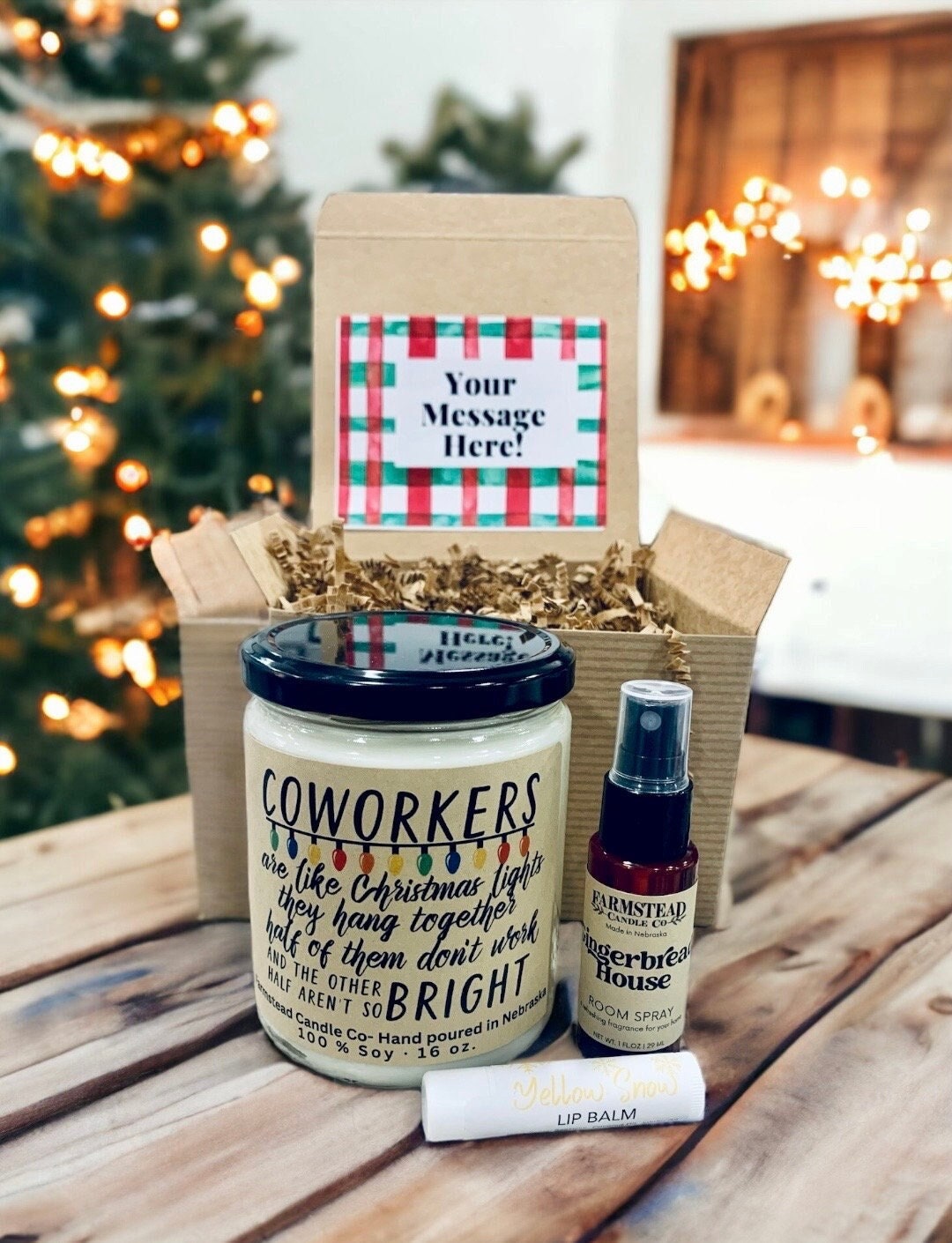 Coworker Christmas Gift Box/ Coworker Gift Exchange/ Funny Coworker ...