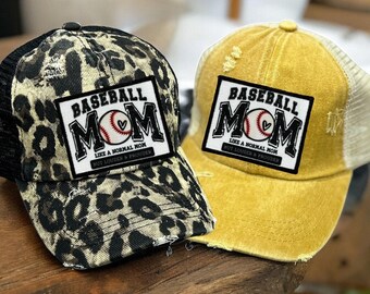 Baseball Mom Like a normal mom just louder and prouder Hat/ Baseball + Softball  Mom hat/ Baseball mom/ Softball Mom Hat/ Sports Mom Hat