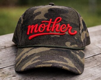 Embroidered Mother Hat | 3D Puff Embroidery Hat | Mama Hat | Trendy Mom Hat | Trucker Mom Hat | Gift for Mom | Minimalist Embroidered Hat