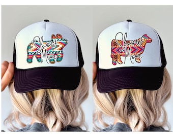 Show mom Hat, Pig show mom Hat, Show cow mom hat, Gone showing hat, 4H Mom Hat, County Fair hat for mom