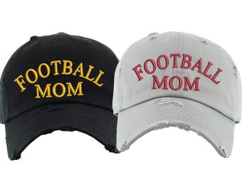 Football Mom Hat/ Sports MOM Hat/ custom embroidered/ Football Mom Hat/ game day moms hat/ Game day wives hat