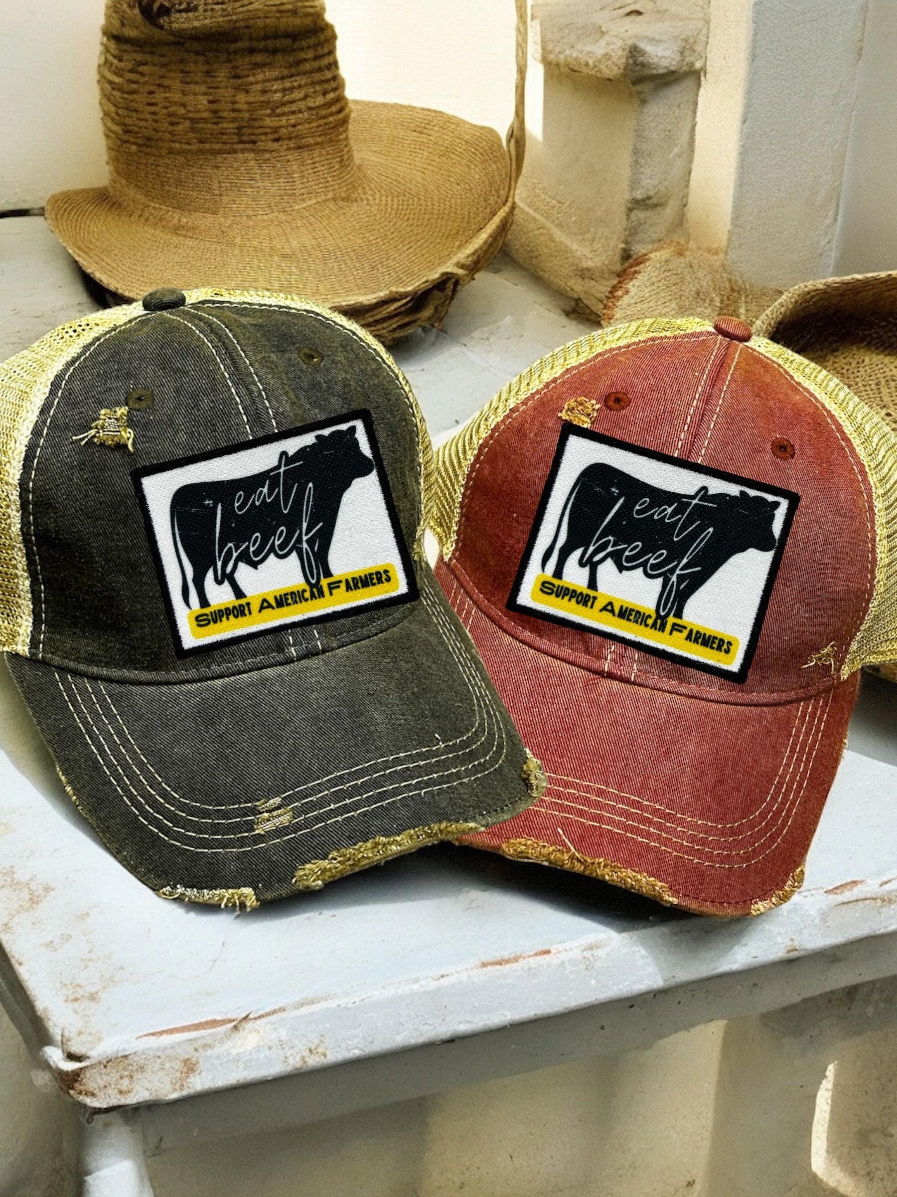 Trucker Hat Flat Cap Farmer Vintage Farm Hats