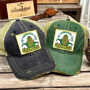 Vintage Nebraska the Cornhusker State Hat, Go big Red Hat, Huskers hat, Nebraska Football hat, Cornhusker state hat, Nebraska appearal
