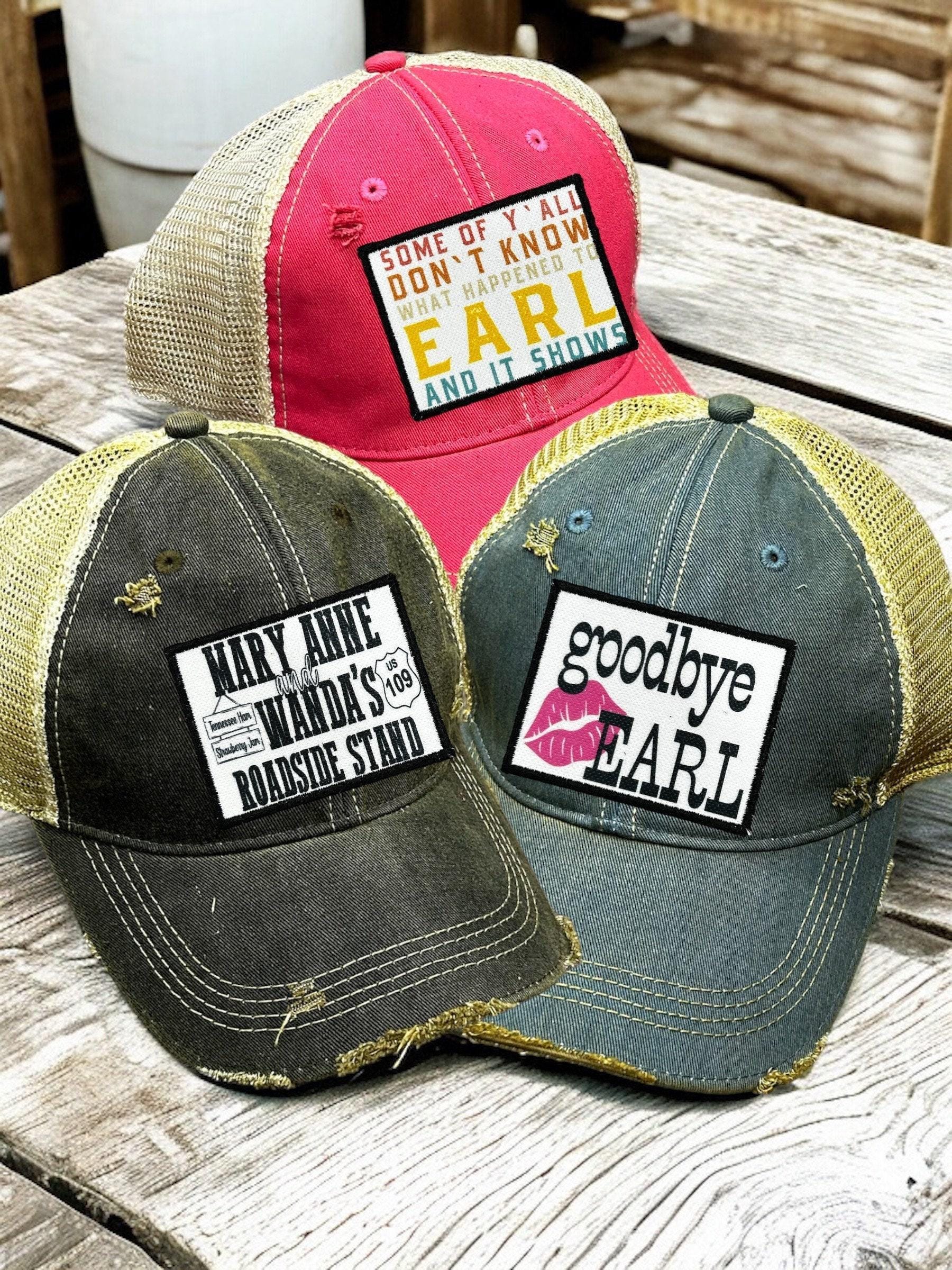 VINTAGE DIXIE CHICKS GOODBYE EARL COTTON STRAPBACK DAD HAT BASEBALL CAP 2000 Dixie Chicks Hats - Etsy main image 4