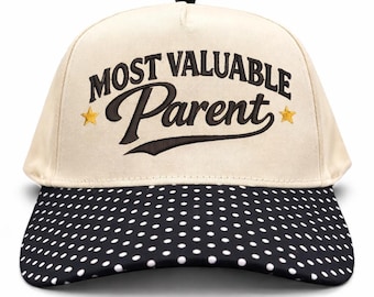 Most Valuable Parent Hat | MVP Mom Hat | Embroidered Parent Hat | Funny Mom Hat | Gift for Mom or Dad | Trendy Dad Hat | Baseball Cap