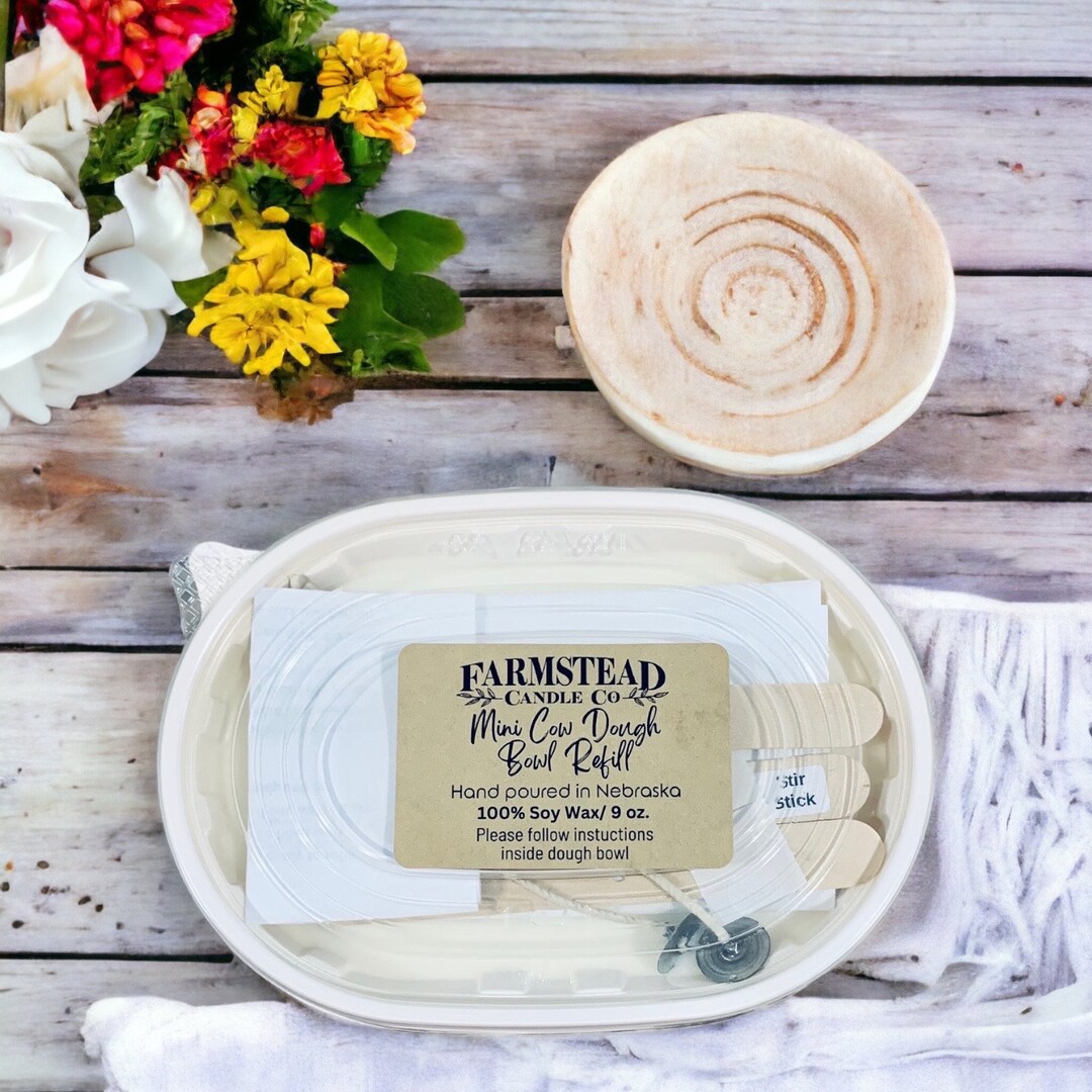 Classic Collection Scent MINI Cow Dough Bowl Refill Kit / Etsy