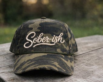 Sober-ish3D Puff Embroidery Hat | Funny trucker hat | Wild one Hat | Funny Summer Hat | Funny beach hat | Raisin Hell hat