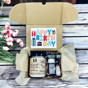 Personalized Birthday Gift Box- Birthday Age Gift Box- Personalized Gift Box- Customizable Birthday Gift - Customizable Happy Birthday Gift