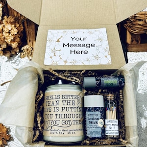 Smells Better that the shit life is putting you Through Gift Box/ Get Well Gift Box/ Motivational gift box/ Stay Strong gift.