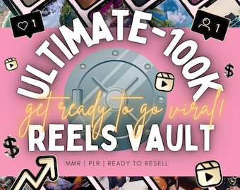 100k ULTIMATE REELS Content Bundle | Social Media Content | Trending reels | Viral Reels Bundle | Instagram reels | Tiktok content bundle