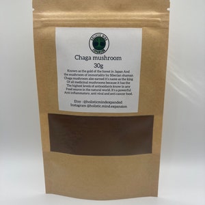 Organic Chaga mushroom powder 30g