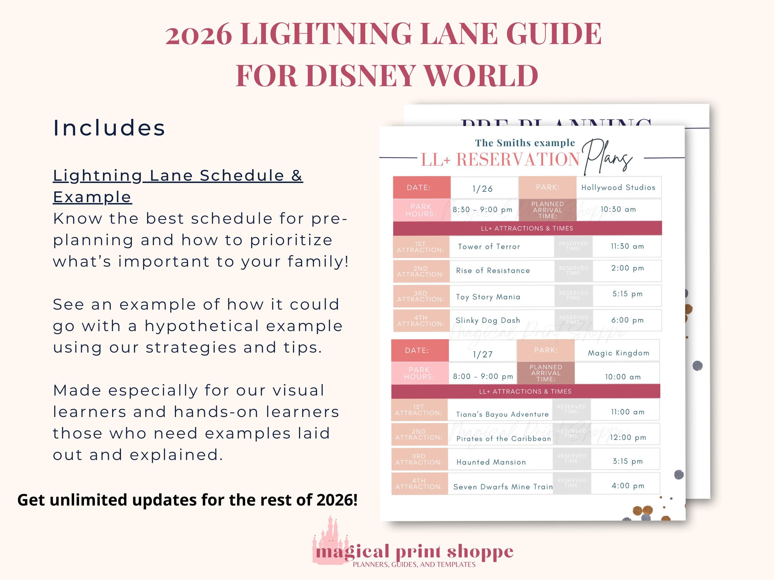 WDW Lightning Lane Planning Guide for 2026 / Updated With Changes ...