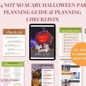 BTW 2024 Not So Scary Halloween Party Guide / MNSSEP Planung / 20+ Seiten / TWW Planung zum Ausdrucken