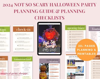 WDW 2024 Not So Scary Halloween Party Guide / MNSSHP Planning / 20+ Pages /  WDW Planning Printable