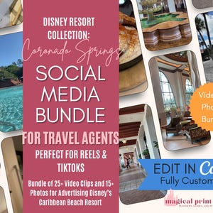 WDW Travel Agent Video Reels Bundle | Coronado Springs Social Media Marketing | Instagram Reels for Travel Agents