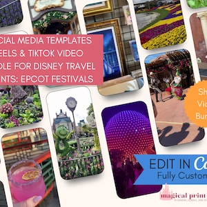 Travel Agent Video Reels | WDW Festivals Social Media Marketing |  Instagram Reels for Travel Agents | Travel Agency Marketing Content