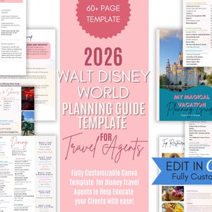 WDW-Parkführer für Reisebüros / Canva-Vorlagen für Reisebüros / WDW-Parkführer-Vorlage 2026