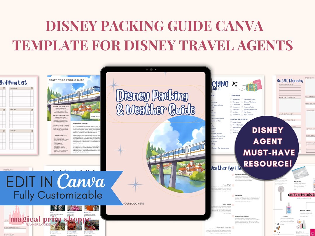 WDW Vacation Packing List | WDW Vacation Planner | Packing Checklist ...