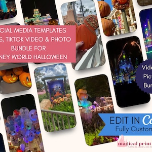 WDW Halloween Social Media Video & Photo Bundle for Travel Agent Marketing