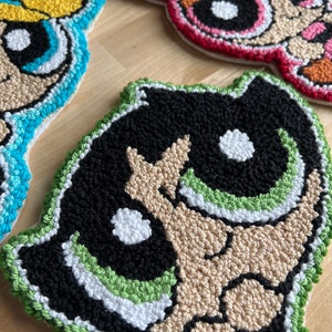Blossom, Bubbles, Buttercup Powerpuff Girls (3) Small Rugs Bundle