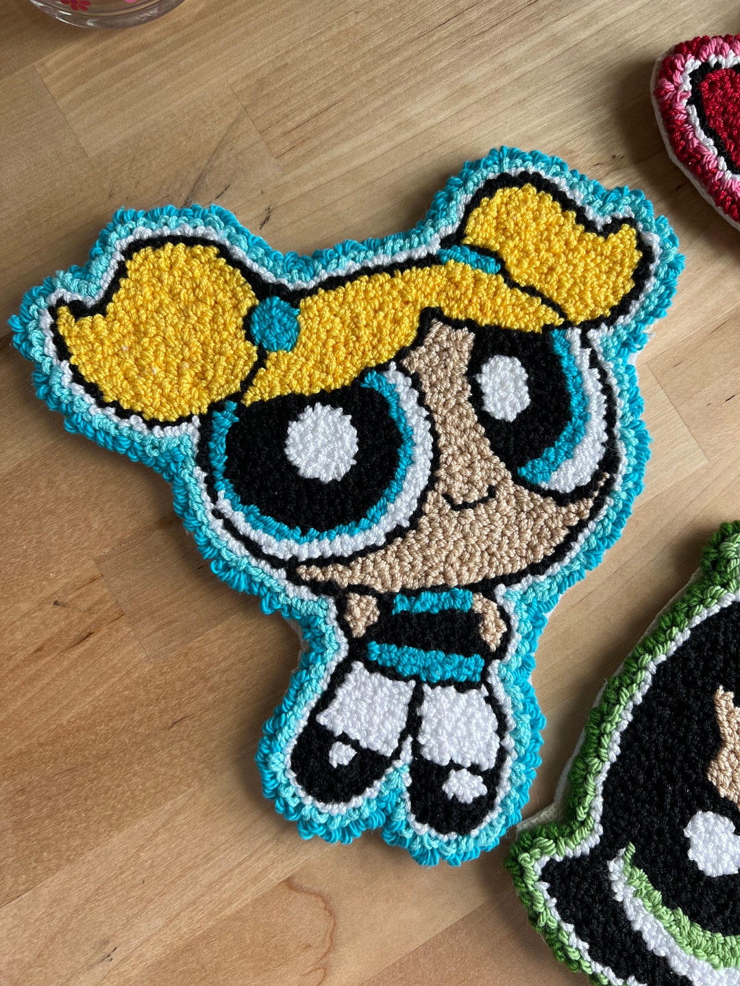 Puff Ball Rug Bubbles Power Puff Mini Rug - Etsy