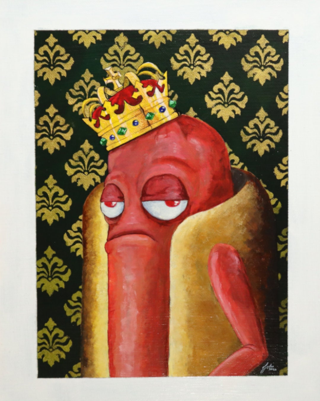 The Hot Dog King (print) - Etsy Norway