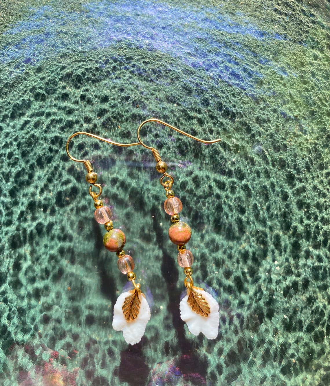 Otolith Halibut / Cod Bone Earrings Etsy