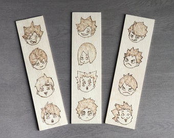 hinata bookmark etsy canada