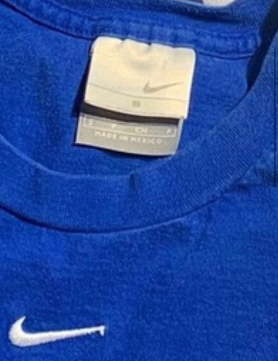 Y2K Nike Royal Blue Center Swoosh 