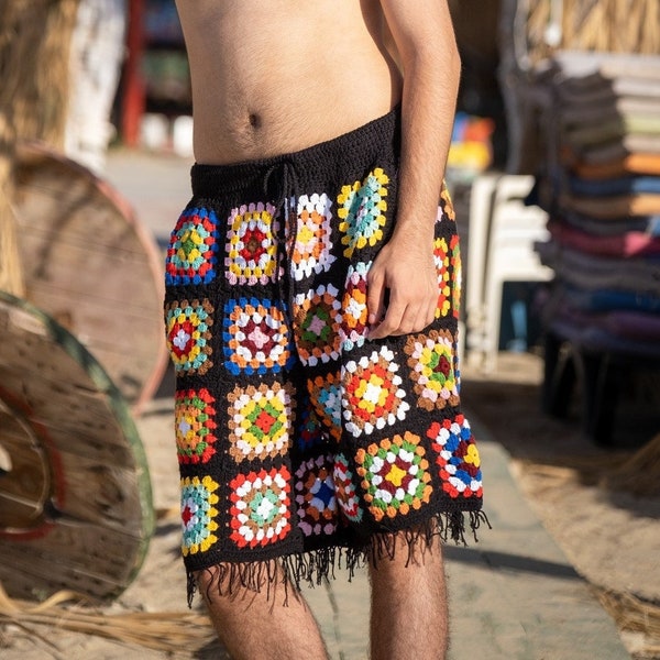 Crochet Men Swimwear Etsy