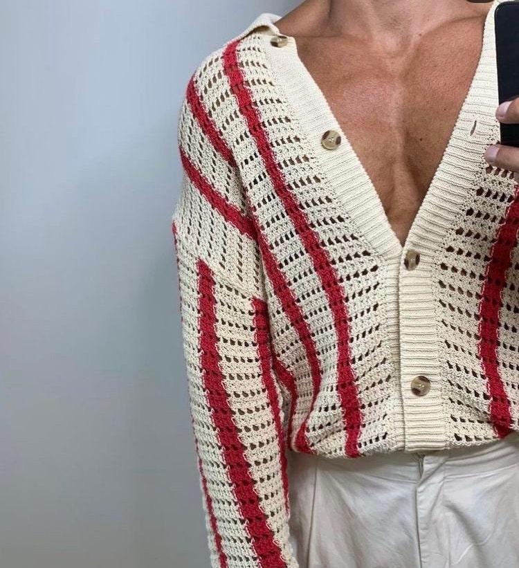 Crochet Shirt Unisex Shirt Crochet Vintage Style Shirt - Etsy