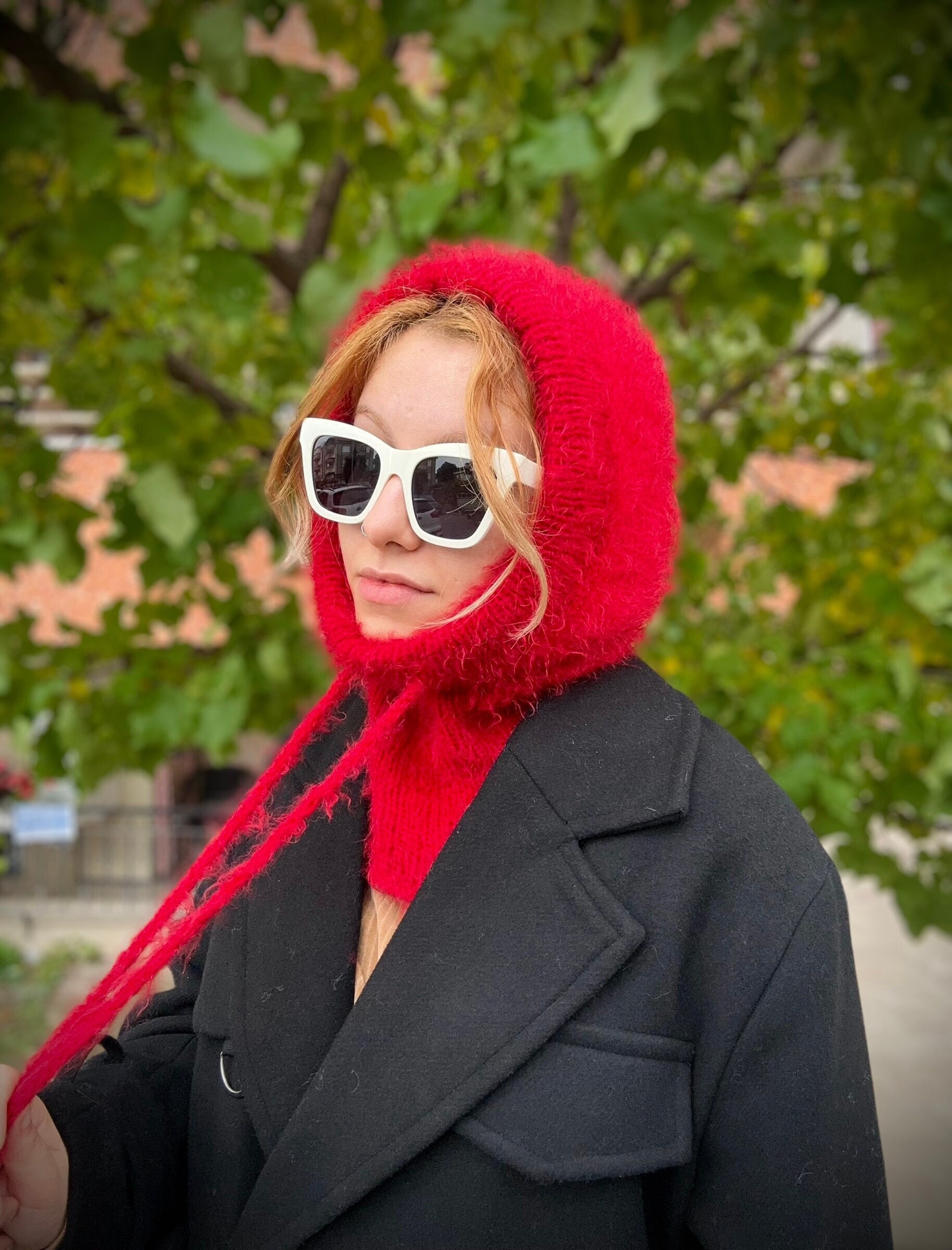 Balaclava Knit, Balaclava Hood, Handknitted Hood, Handknitted Red Balaclava, Soft Wool Balaclava, Cozy Hood, Boho Winter Hat, Christmas Gift - Etsy Balaclava Knit, Balaclava Hood, Handknitted Hood, Handknitted Red Balaclava, Soft Wool Balaclava, Cozy Hood, Boho Winter Hat, Christmas Gift - Etsy